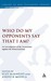 Who Do My Opponents Say That I Am?: An Investigation of the Accusations Against Jesus