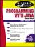 Schaum's Outline of Programming with Java (Schaum's Outline Series)