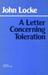 A Letter Concerning Toleration: Humbly Submitted