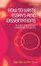 How to Write Essays and Dissertations: A Guide for English Literature Students