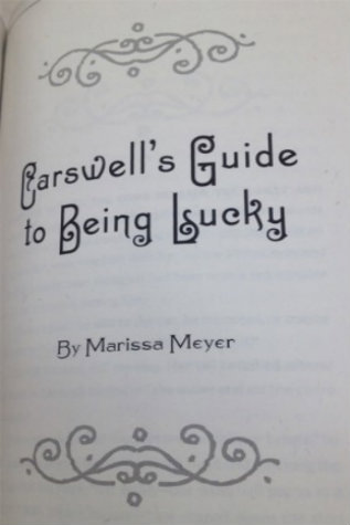 Carswell's Guide to Being Lucky The Lunar Chronicles Marissa Meyer epub download and pdf download