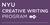 NYU Creative Writing Program