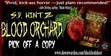 Blood Orchard Excerpt