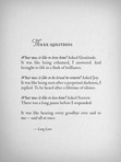 Three Questions