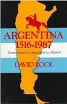 Argentina, 1516-1987: From Spanish Colonization to Alphonsin. (Updated) Argentina, 1516-1987: From Spanish Colonization to Alphonsin. (Updated)
