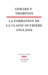 La formation de la classe ouvrière anglaise (Hardcover)