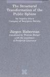 The Structural Transformation of the Public Sphere: An Inquiry Into a Category of Bourgeois Society The Structural Transformation of the Public Sphere: An Inquiry Into a Category of Bourgeois Society