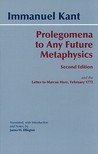 Prolegomena to Any Future Metaphysics by Immanuel Kant Prolegomena to Any Future Metaphysics by Immanuel Kant