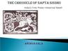 The Chronicle of Sapta Sindhu by Aporva Kala The Chronicle of Sapta Sindhu by Aporva Kala