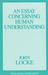 An Essay Concerning Human Understanding (Paperback)
