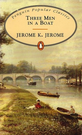 Cover of the novel 'Three Men in Boat,' by Jerome K. Jerome.